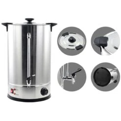 Commercial Water Boiler Double Wall 25 Litres Stainless Steel | Adexa VICWBW35 -Kitchen Series Store WBQ15 WBW15 3 1200x1200 6