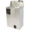 Foot Operated Mobile Wash Basin With Backsplash Paper Towel Dispenser & Castors Stainless Steel | Adexa WHF278