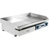 Commercial Griddle Smooth/Ribbed 728x393mm 2 Zones 4.4kW Electric | Adexa WHEG820AFR
