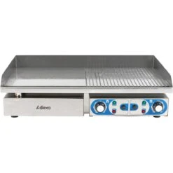 Commercial Griddle Smooth/Ribbed 728x393mm 2 Zones 4.4kW Electric | Adexa WHEG820AFR -Kitchen Series Store WHEG820AFR 2 1200x1200 1
