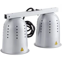 Commercial Suspension Food Warmer 2 Heating Lamps | Adexa WLB550