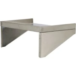 Wall Shelf 1 Level 3 Sides Upturn 1200x400x254mm Stainless Steel | Adexa WSW400120B -Kitchen Series Store WSW 2 1200x1200 1