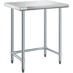 Commercial Work Table Stainless Steel No Bottom Shelf 915x610x900mm | Adexa WTGOB2436418