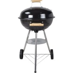 Black Enamel Kettle BBQ Charcoal Grill With Wooden Handles 85cm | Adexa YH22018C -Kitchen Series Store YH22018C202 1200x1200 1